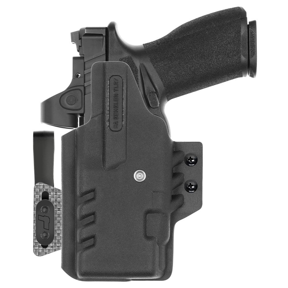 Front view of Tulster ARC IWB light-bearing holster for Springfield Armory Echelon, right-hand draw - Image 2