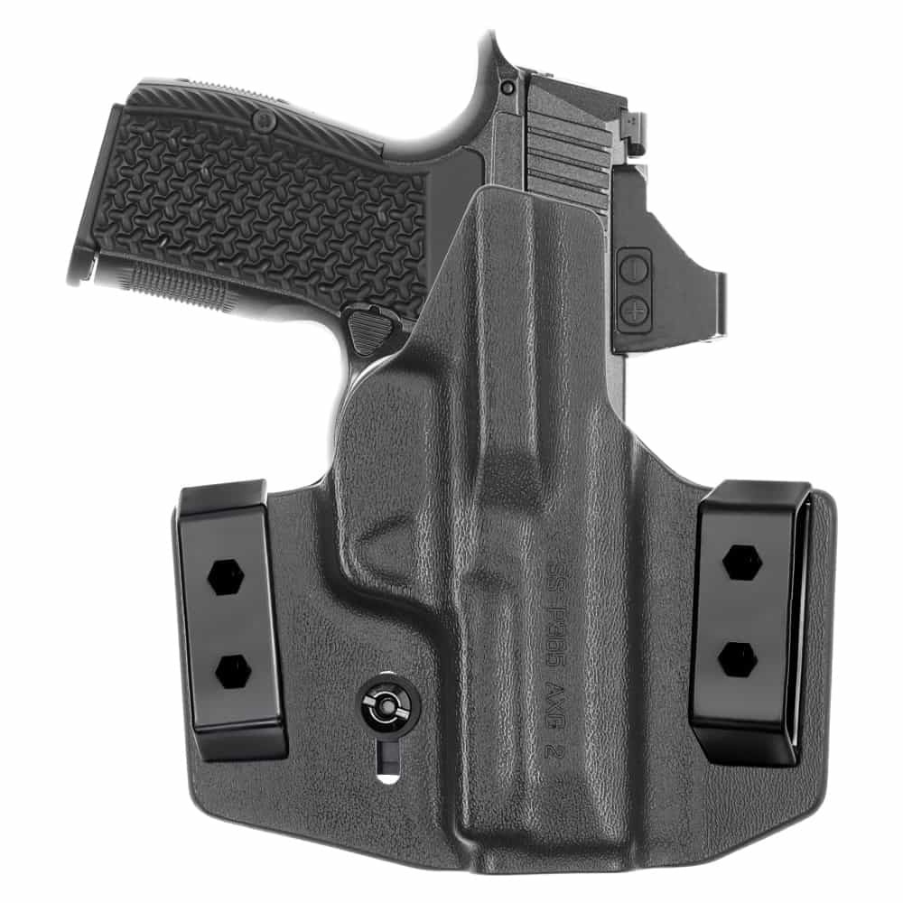 Front view of Tulster Contour OWB holster for Sig Sauer P365 LUXE, left-hand draw - Image 2