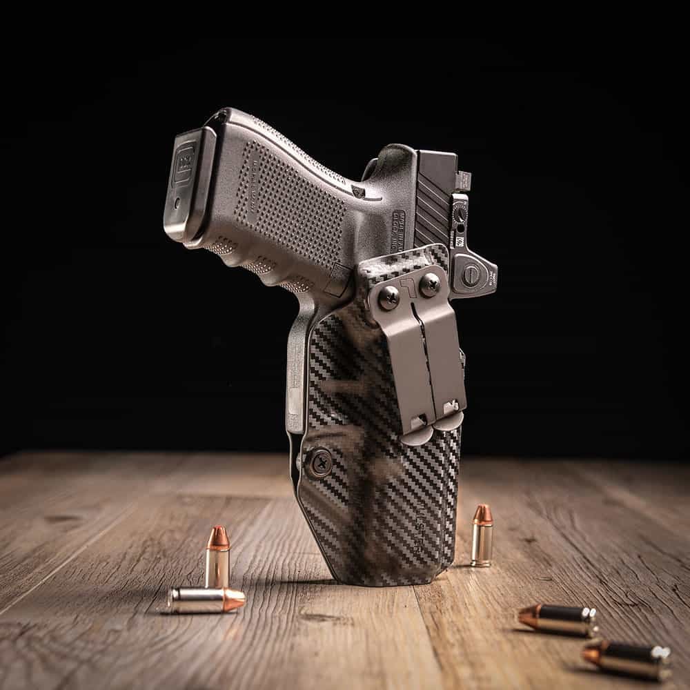 Front view of Tulster Profile+ IWB holster for Sig Sauer P365 LUXE, left-hand draw - Image 3