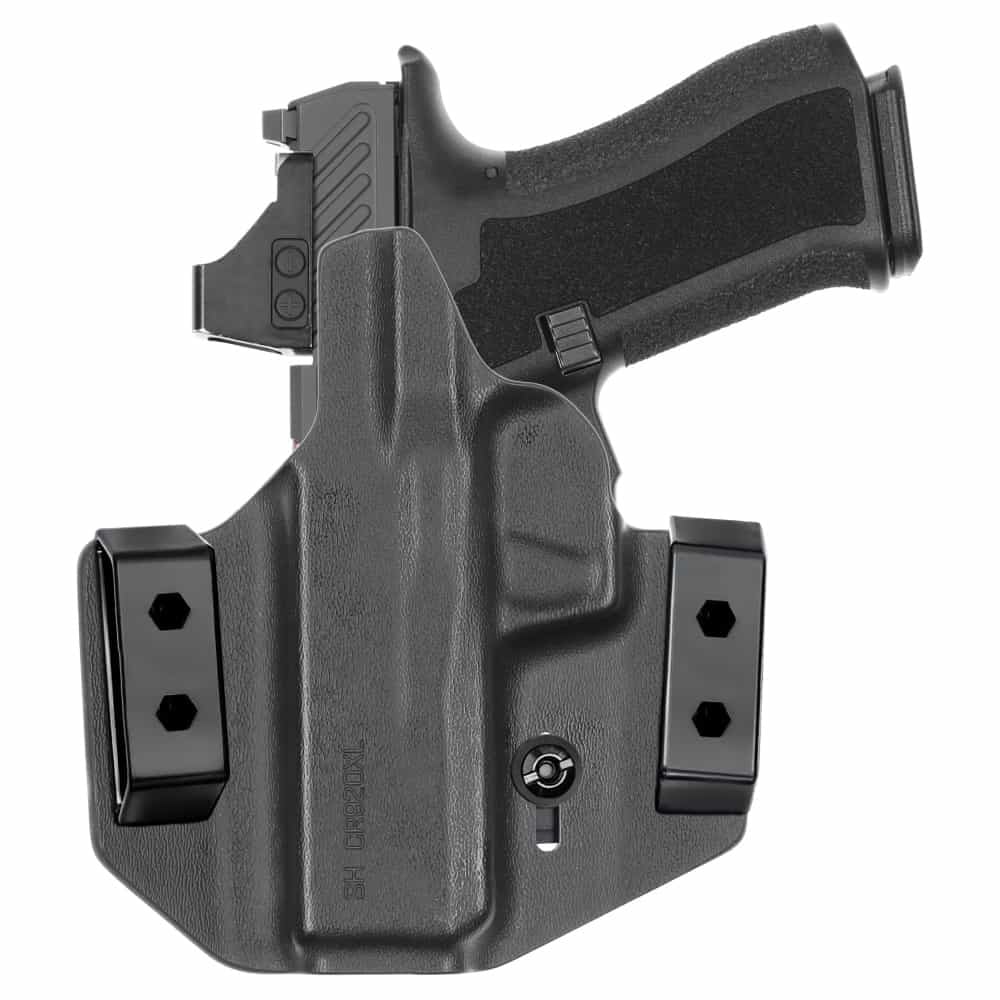Front view of Tulster Contour OWB holster for Shadow Systems CR920XL, right-hand draw. - Image 2