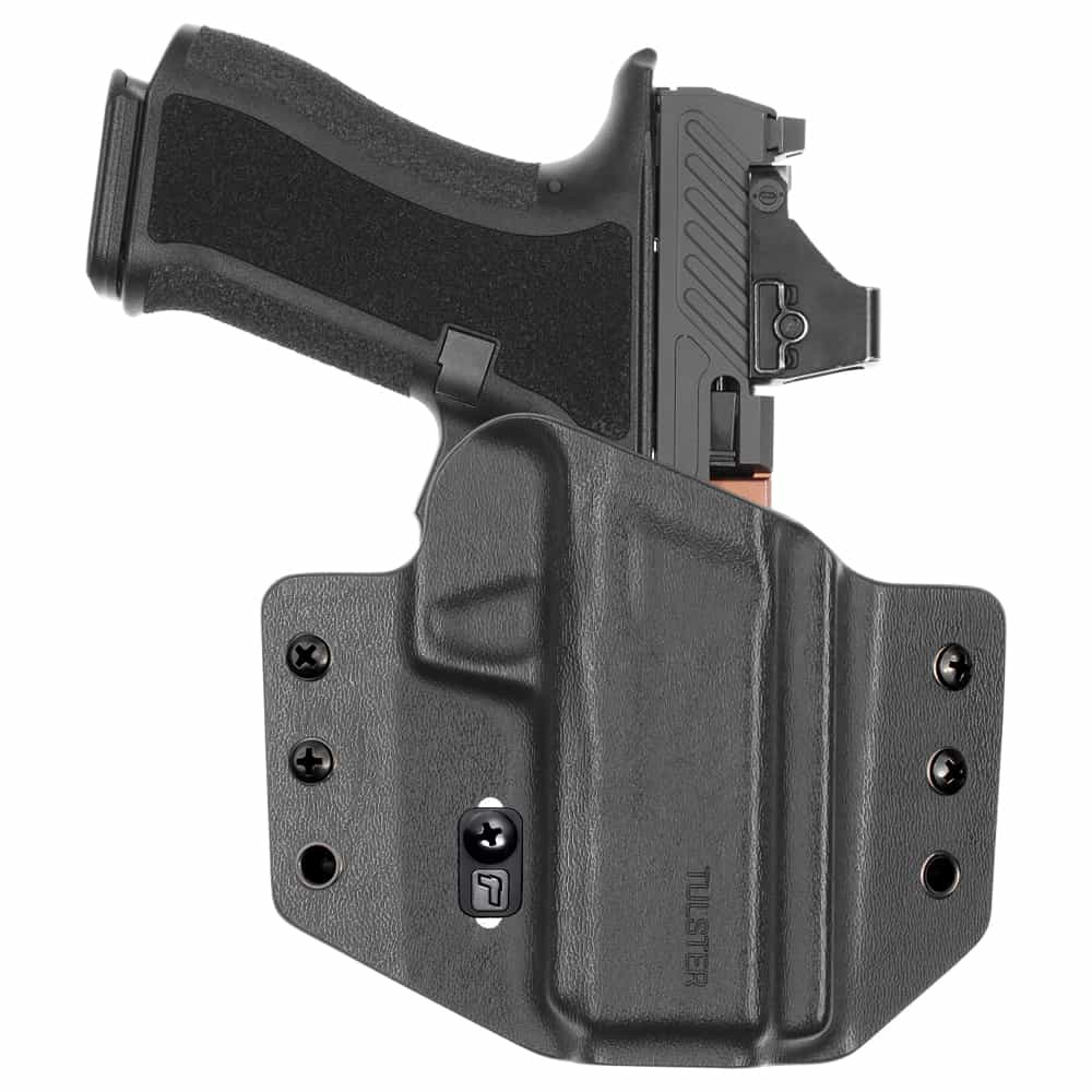 Front view of Tulster Contour OWB holster for Shadow Systems CR920XL, right-hand draw. - Image 1