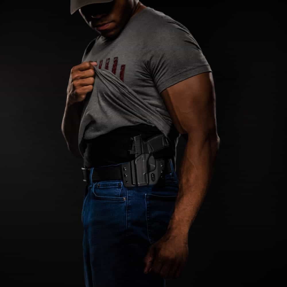 Contour OWB Holster in Left Hand for: M&P Shield X Tulster