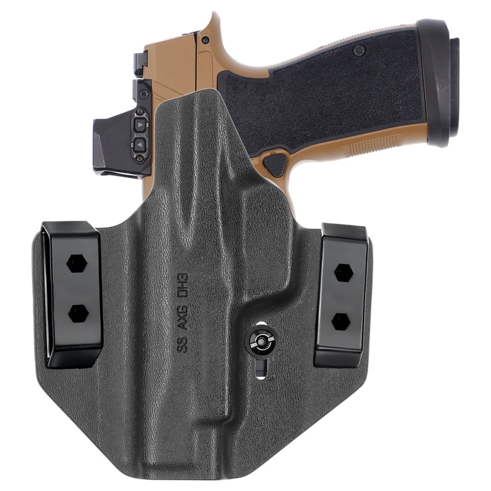 Front view of Tulster Contour OWB holster for Sig Sauer P365 DH3 AXG, right-hand draw. - Image 2