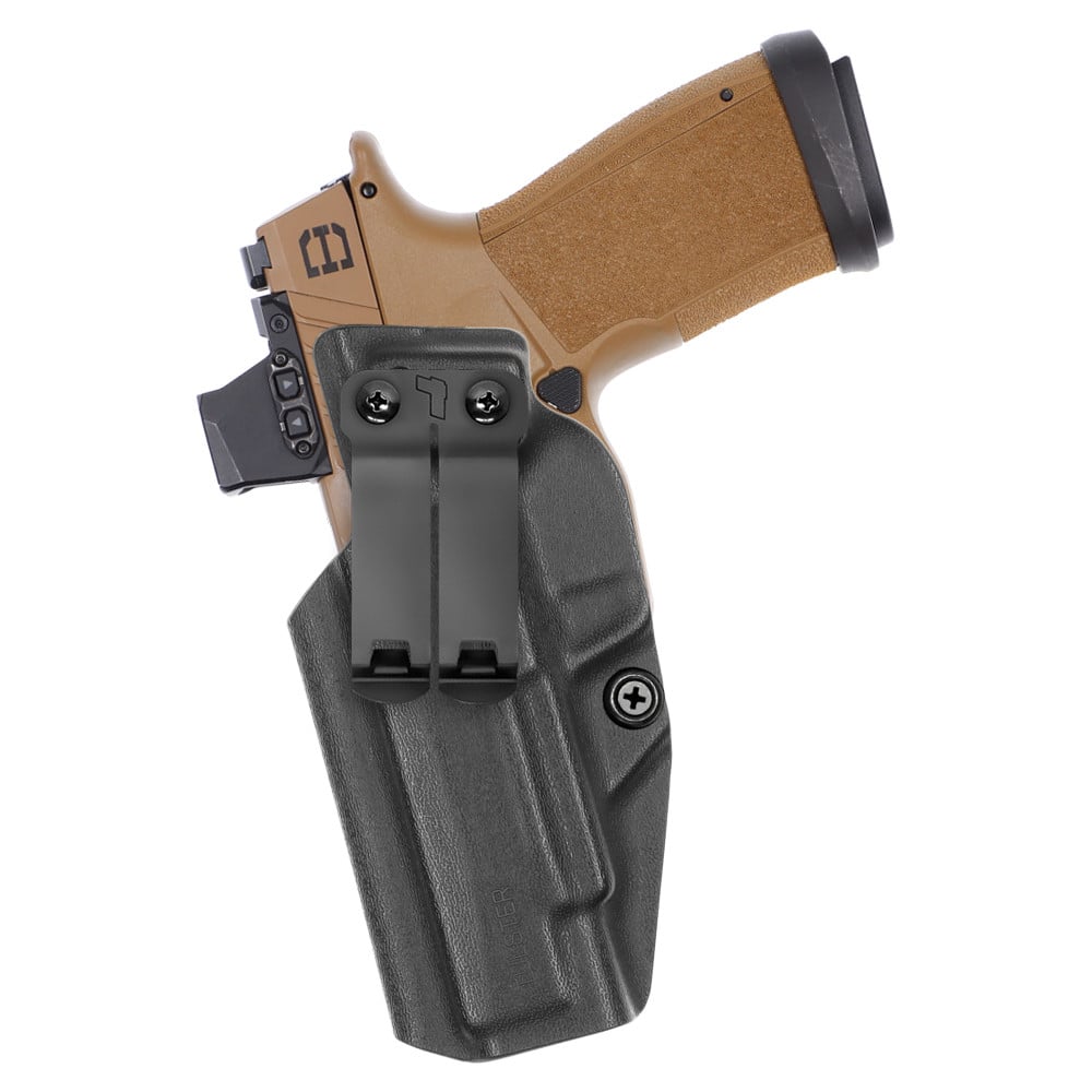 Front view of Tulster Profile+ IWB holster for Sig Sauer P365-XF DH3, left-hand draw. - Image 1