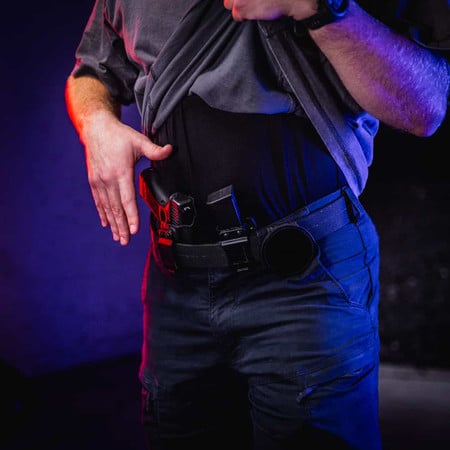 Front view of Tulster Profile IWB holster for Ruger LCP MAX EHG, left-hand draw. - Image 4