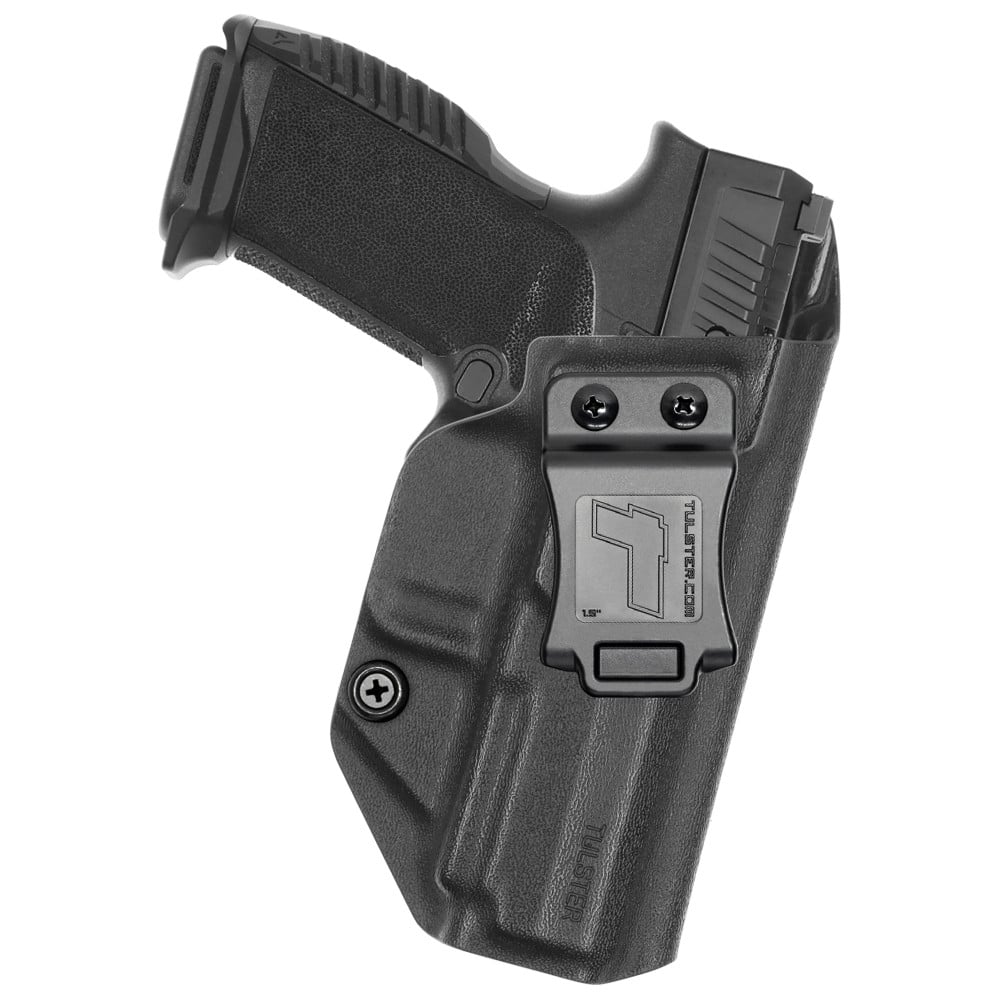 Front view of Tulster Profile IWB holster for Canik Prime Radian, right-hand draw. - Image 1