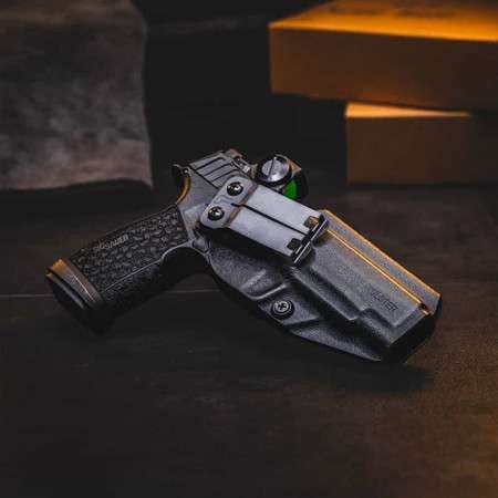 Front view of Tulster Profile+ IWB holster for 1911 5", left-hand draw. - Image 5