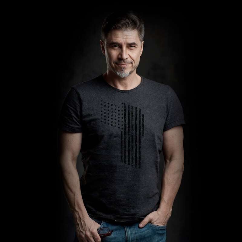 Covert T Flag Men/Unisex Shirt Tulster - Image 3