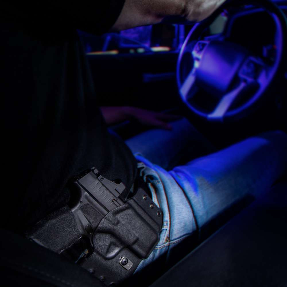 OWB Retention Tag, Red Anodized Aluminum - Contour Series Tulster - Image 4