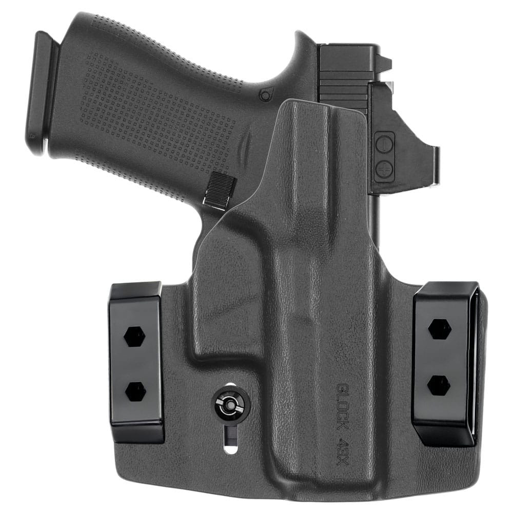 Front view of Tulster Contour OWB holster for Glock 43X MOS, left-hand draw - Image 2