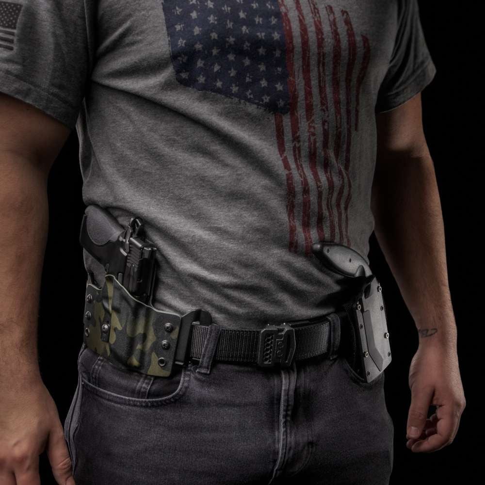 Kore Essentials - 1.5" Tactical Gun Belt - Black, X10 Buckle Tulster - Image 3