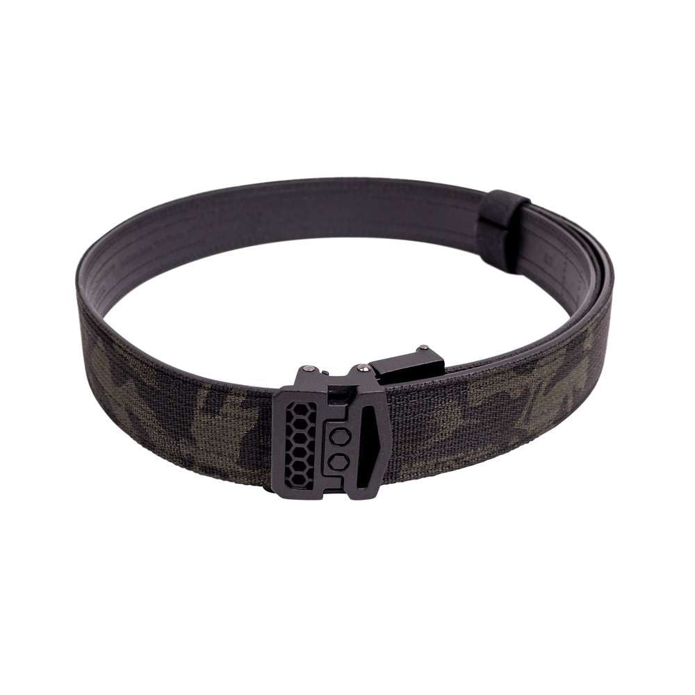 Kore Essentials - 1.5" Tactical Gun Belt - Black Multicam, X10 Buckle Tulster - Image 1