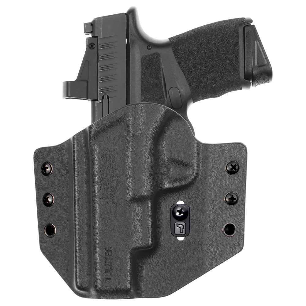 Front view of Tulster Contour OWB holster for Springfield Armory Hellcat RDP, left-hand draw - Image 1