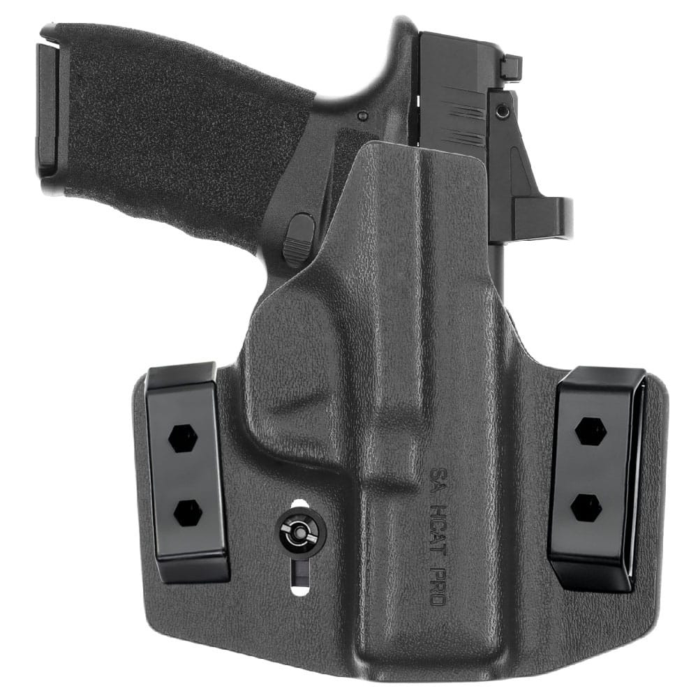 Front view of Tulster Contour OWB holster for Springfield Armory Hellcat Pro, left-hand draw - Image 2