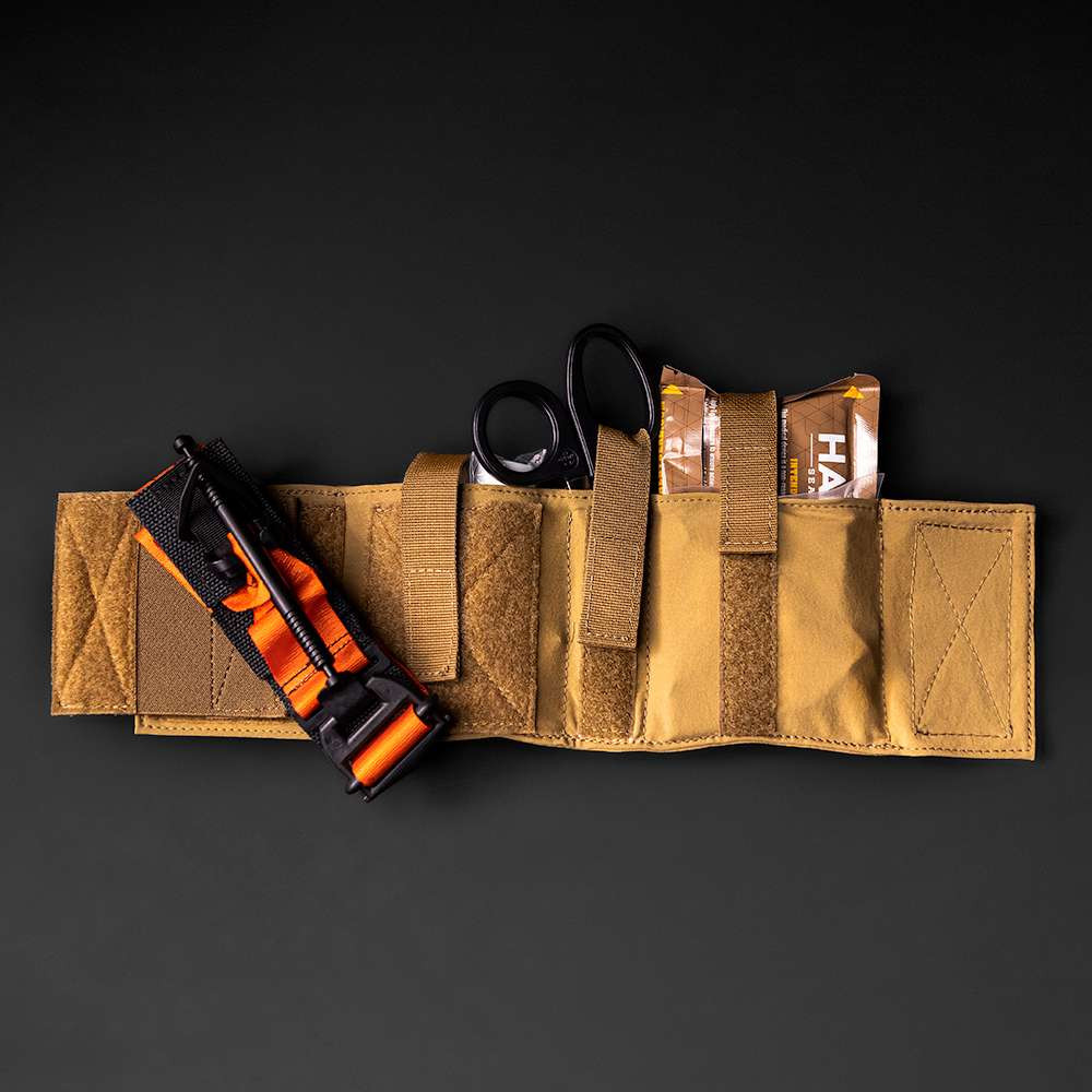 Ryker Nylon Gear - Ankle First Aid Kit - AFAK - 4-Way Stretch (Coyote Brown) Tulster