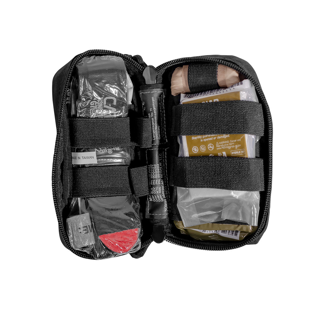 North American Rescue M-FAK Mini First Aid Kit, Black | Tulster