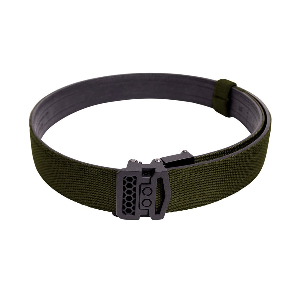 Kore Essentials - 1.5" Tactical Gun Belt - Ranger Green, X10 Buckle - Tulster - Image 1