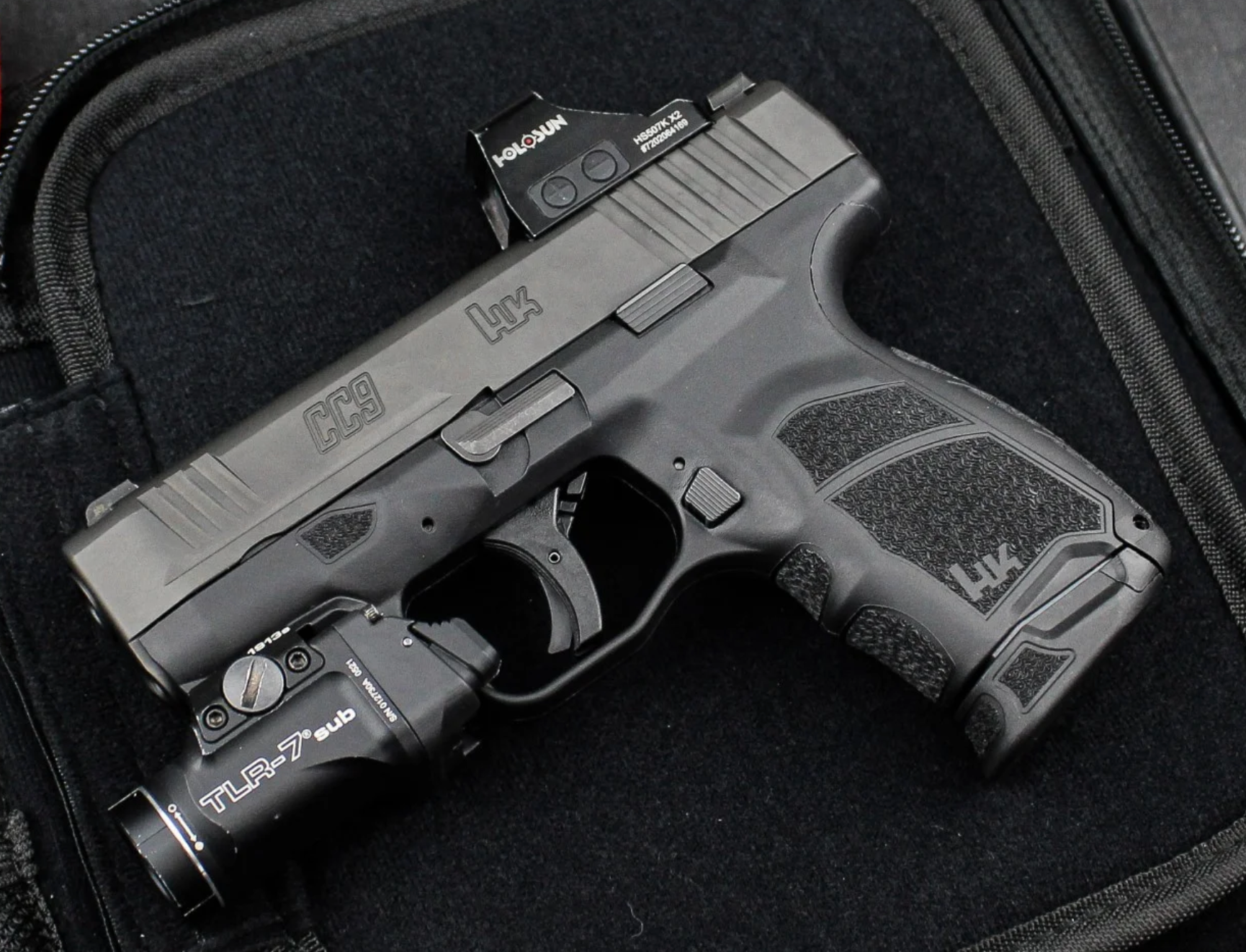 The H&K CC9 Paired with a Tulster ARC Holster