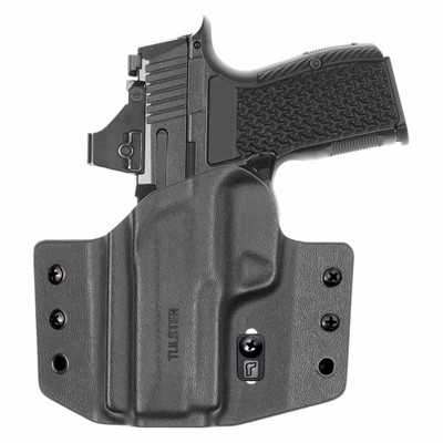 Front view of Tulster Contour OWB holster for Sig Sauer P365 LUXE, left-hand draw