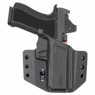 Front view of Tulster Contour OWB holster for Shadow Systems CR920XL, right-hand draw.