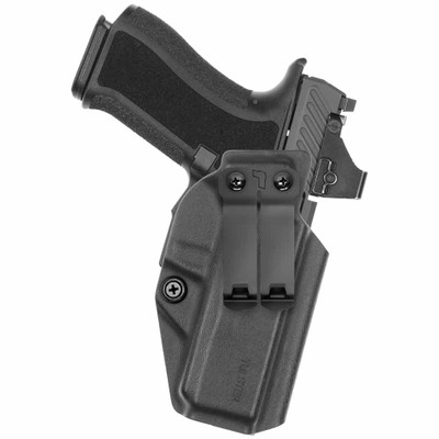 Front view of Tulster Profile+ IWB holster for Shadow Systems CR920XL, right-hand draw.