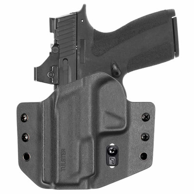 Front view of Tulster Contour OWB holster for Sig Sauer P365 LUXE, left-hand draw