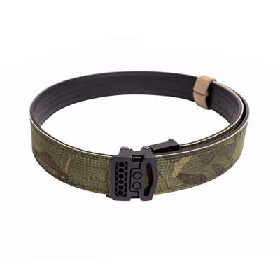 Kore Essentials - Tactical Gun Belt - Black Multicam, X10 Buckle | Tulster