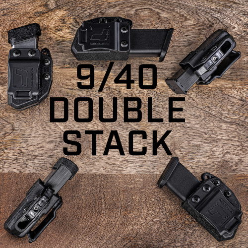 Universal 9/40 Double Stack Mag Carrier - Echo Pro Carrier - Ambidextrous