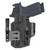 Front view of Tulster ARC IWB light-bearing holster for Ruger RXM Streamlight TLR-7, left-hand draw