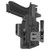 Front view of Tulster ARC IWB light-bearing holster for Shadow Systems DR920 Streamlight TLR-1, right-hand draw.
