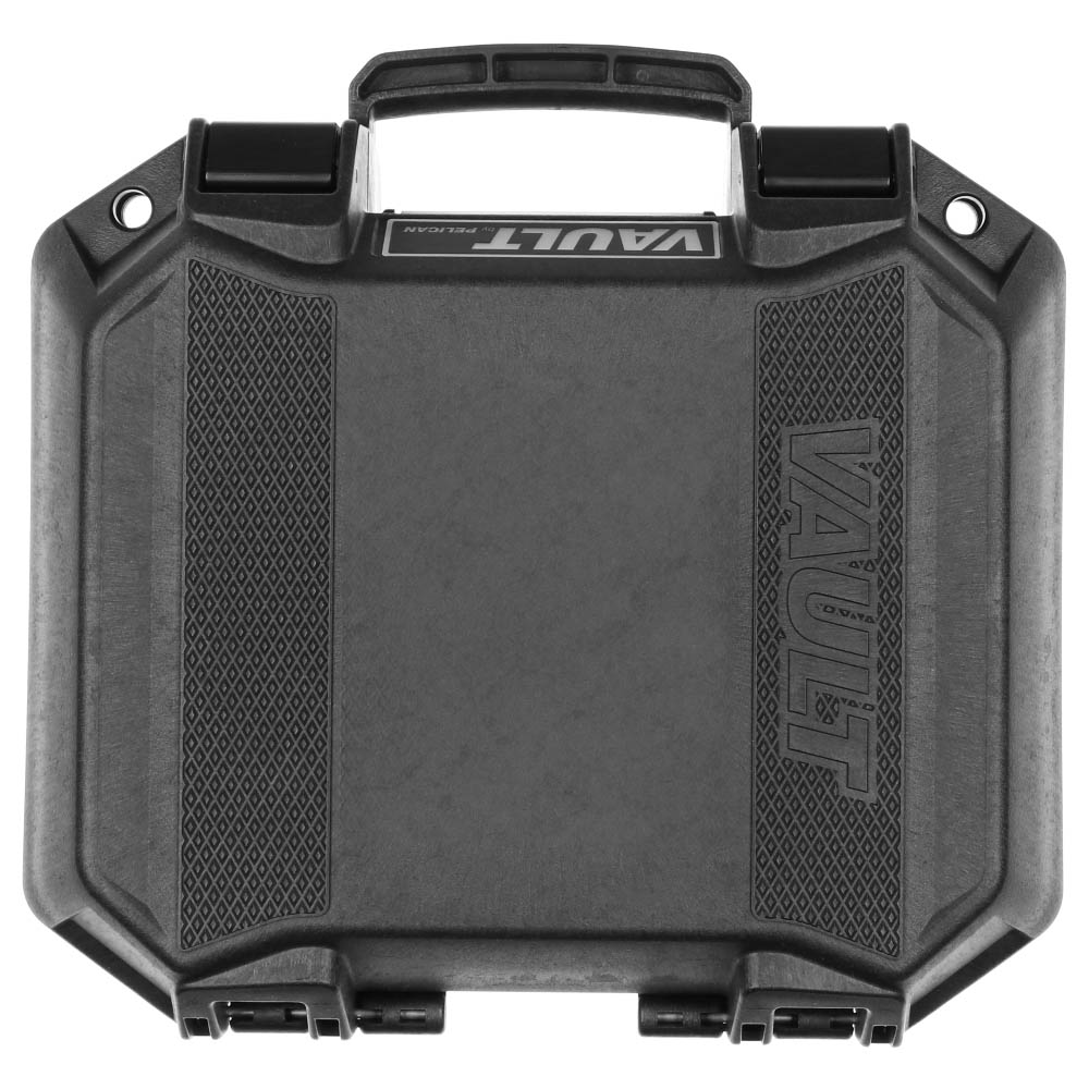 Pelican V100 Vault Small Pistol Case - Black - Tulster
