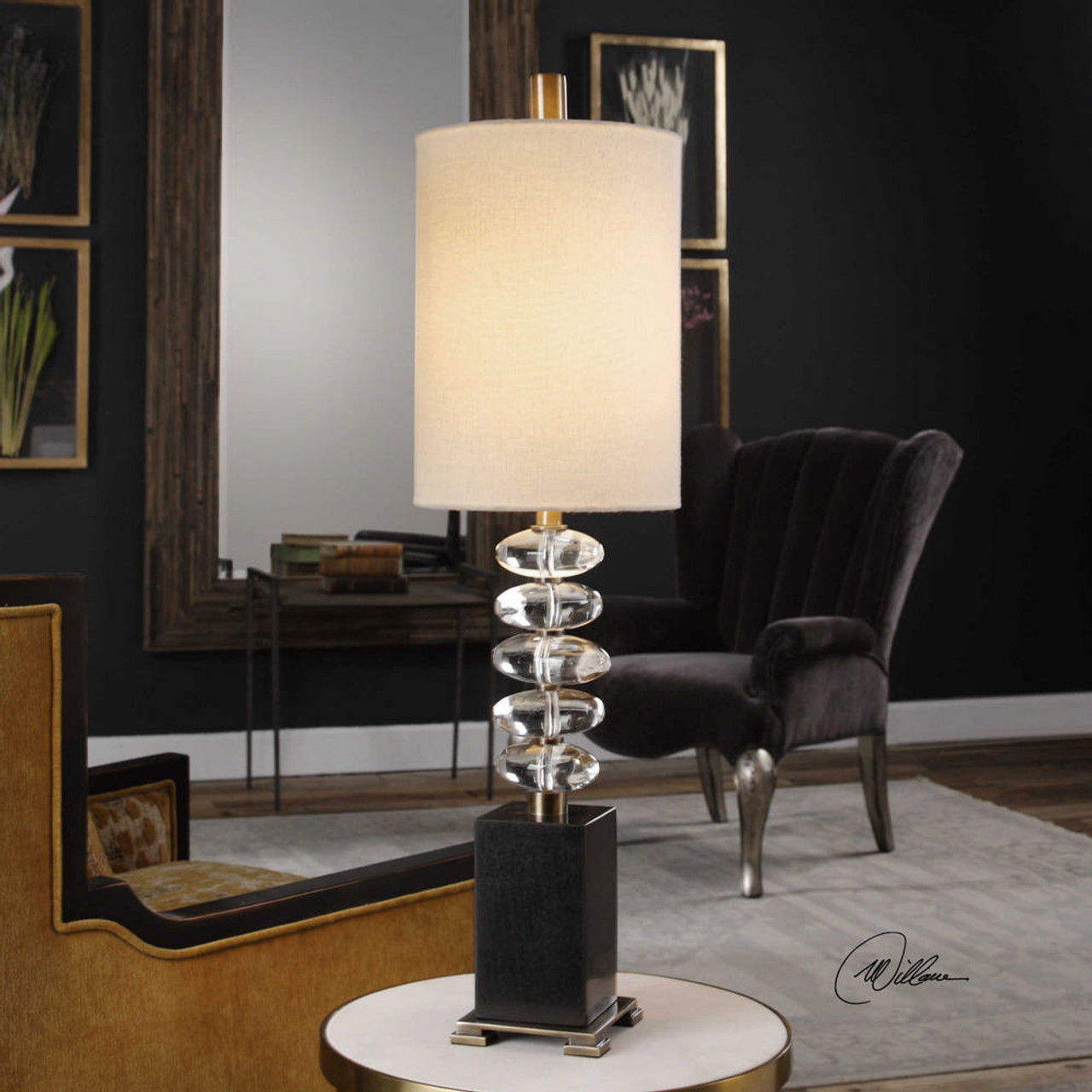 Uttermost buffet clearance lamps