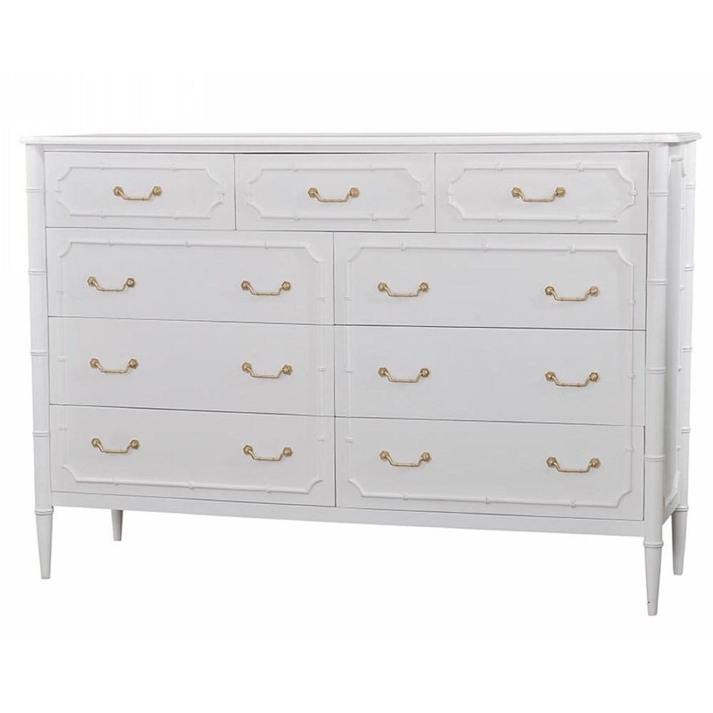 Chelsea Large 9 Drawer Dresser | Oriental Style Bedroom Furniture