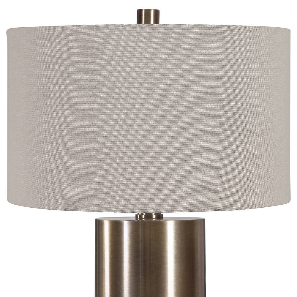 Taria Brushed Brass Table Lamp Mid-Century Modern Style Table Lamp