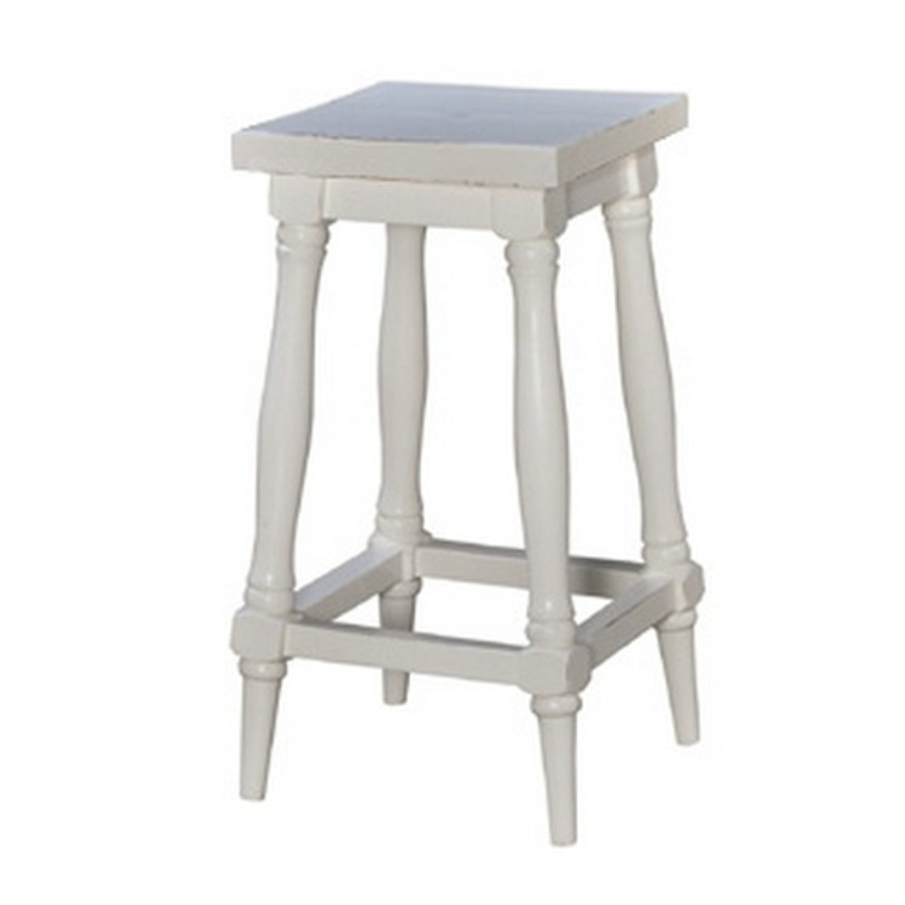 provence counter stool  architectural white light distressed