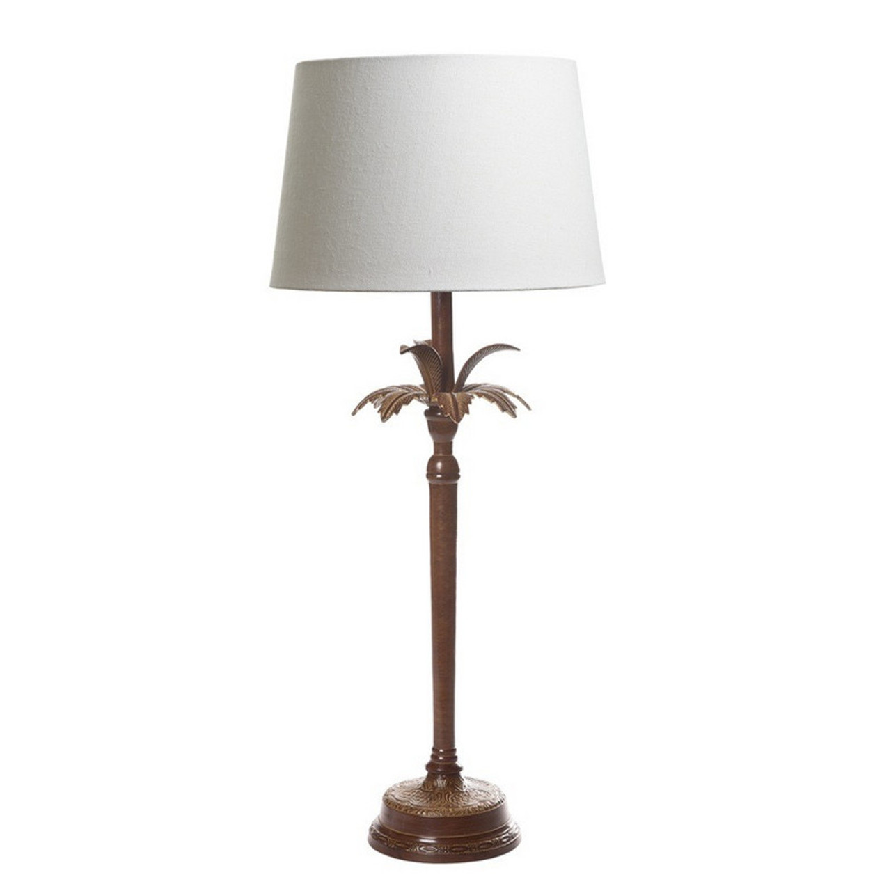 Casablanca Palm Tree Table Lamp Antique Brown LIGHTING Emac and
