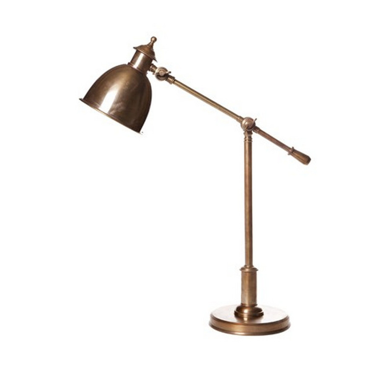 Vermont Bell Adjustable Desk Lamp Antique Brass Lighting