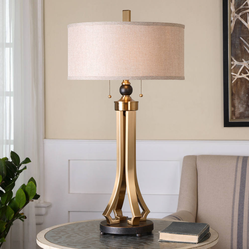 Bedside Lamp Brushed Gold Desk Lamp Gold Table Lamp Warm Lighting