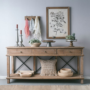 Aix 3 Drawer Console Table by Maison Living Aix 3 Drawer Console Table by Maison Living