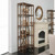 Karishma Antique Gold Etagere - Size: 218H x 81W x 36D (cm) - Mid-Century Modern style Karishma Antique Gold Etagere - Size: 218H x 81W x 36D (cm) - Mid-Century Modern style