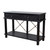 Aix 2 Drawer Console Table - Weathered Black& Metal by Maison Living Aix 2 Drawer Console Table - Weathered Black& Metal by Maison Living