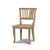 Manchester Dining Chair w/ Wooden Seat - Size: 90H x 56W x 53D (cm) - Hamptons style