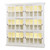 English Bookcase 2 Column w/ 12 LED - Size: 220H x 207W x 47D (cm)