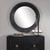 Frazier Round Industrial Mirror - Size: 102H x 102W x 8D (cm) - Industrial style