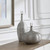 Gatsby Silver Ribbed Bottles - S/2 - Size: 15H x 15W x 44D (cm) - Contemporary style