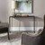 Coreene Industrial Console Table - Size: 76H x 118W x 31D (cm) - Mid-Century Modern style Coreene Industrial Console Table - Size: 76H x 118W x 31D (cm) - Mid-Century Modern style