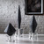 Alize Black Sculptures - S/3 - Size: 36H x 9W x 9D (cm) - Contemporary style