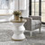 Spool Geometric Side Table - Size: 58H x 51W x 51D (cm) - Geometric style Spool Geometric Side Table - Size: 58H x 51W x 51D (cm) - Geometric style