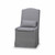 Sierra Slipcovered Dining Chair w/ Castors - Size: 107H x 56W x 69D (cm) - Contemporary style