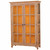 Aries Glass Door Bookcase w/ 4 LED - Size: 180H x 120W x 43D (cm) - Craftsman style